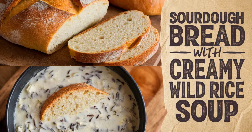 Sourdough Bread With Creamy Wild Rice Soup