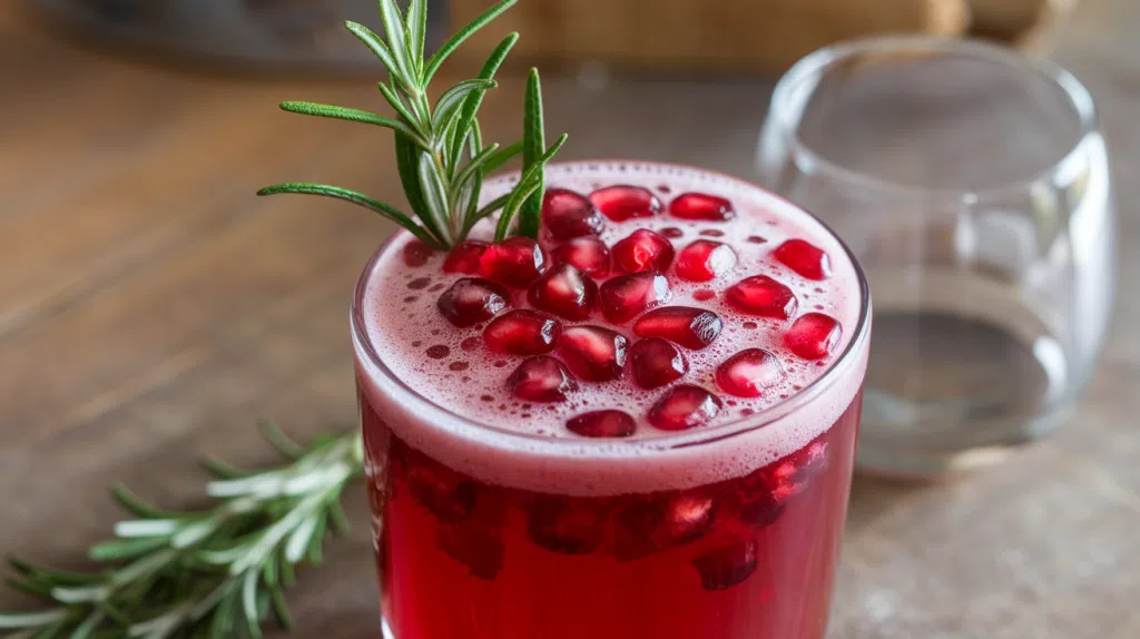 Pomegranate Rosemary Fizzy