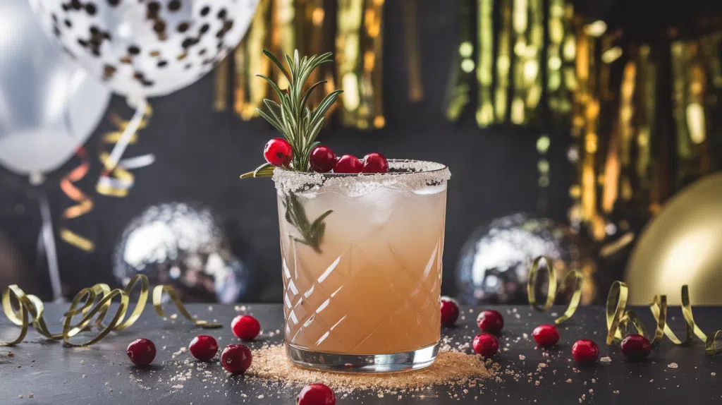 Rosemary-Cranberry Margarita