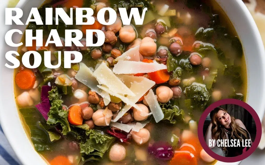 rainbow chard soup by Chelsea Lee