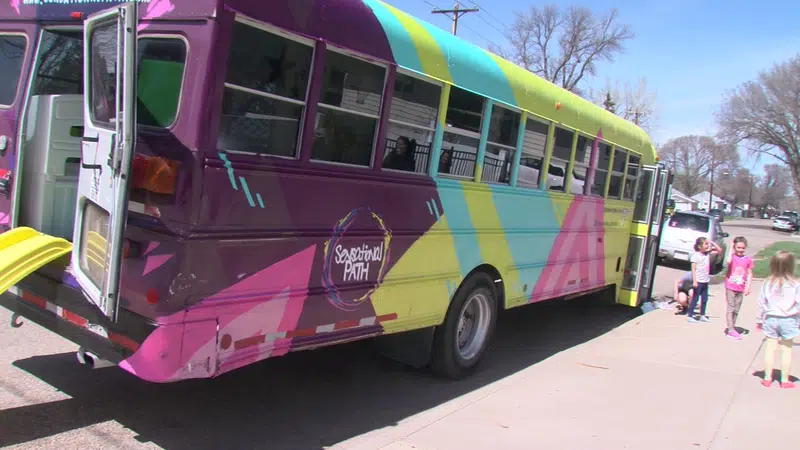 Sensory bus breaking barriers for local kids