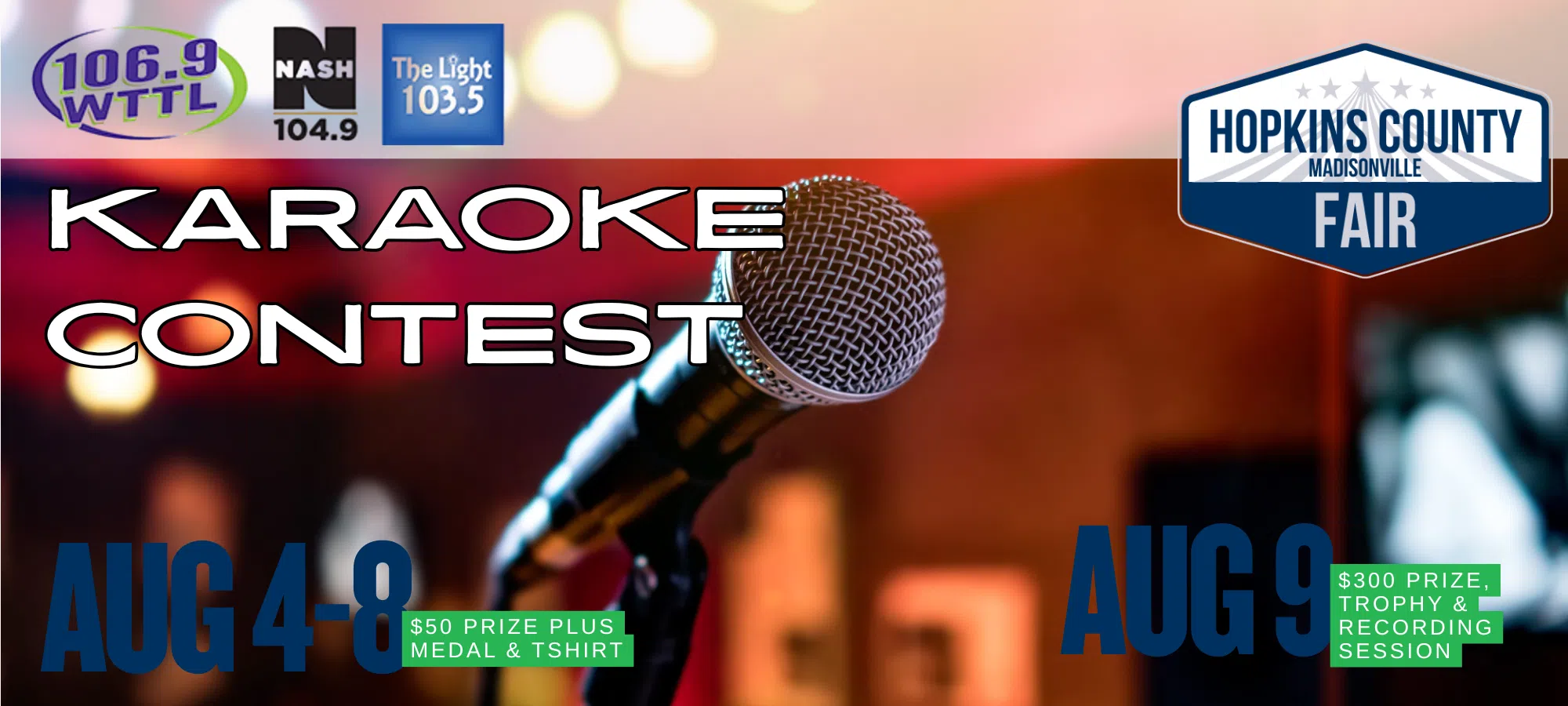 Feature: https://www.wttlradio.com/2025/07/18/2025-wttl-karaoke-contest/