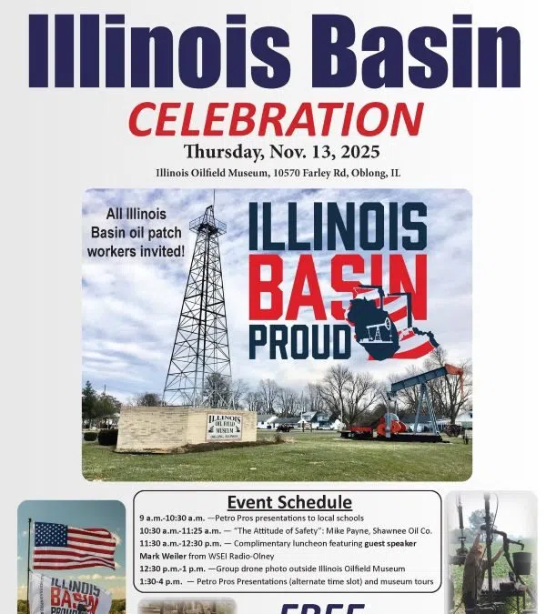 ILLINOIS OILFIELD MUSEUM TO HOST ILLINOIS BASIN CELEBRATION THURSDAY
