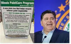ILLINOIS PAINT RECYCLING PROGRAM TAKES EFFECT, ADDING SMALL FEE TO ALL PAINT SALES