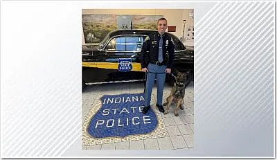 Indiana State Police Jasper Post Welcomes Patrol K-9 "Leo"