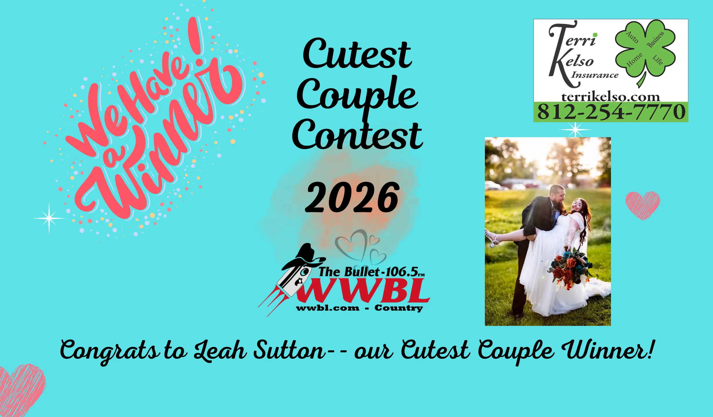Feature: https://www.wwbl.com/cutest-couple-contest-from-wwbl-and-terri-kelso-insurance-2026/