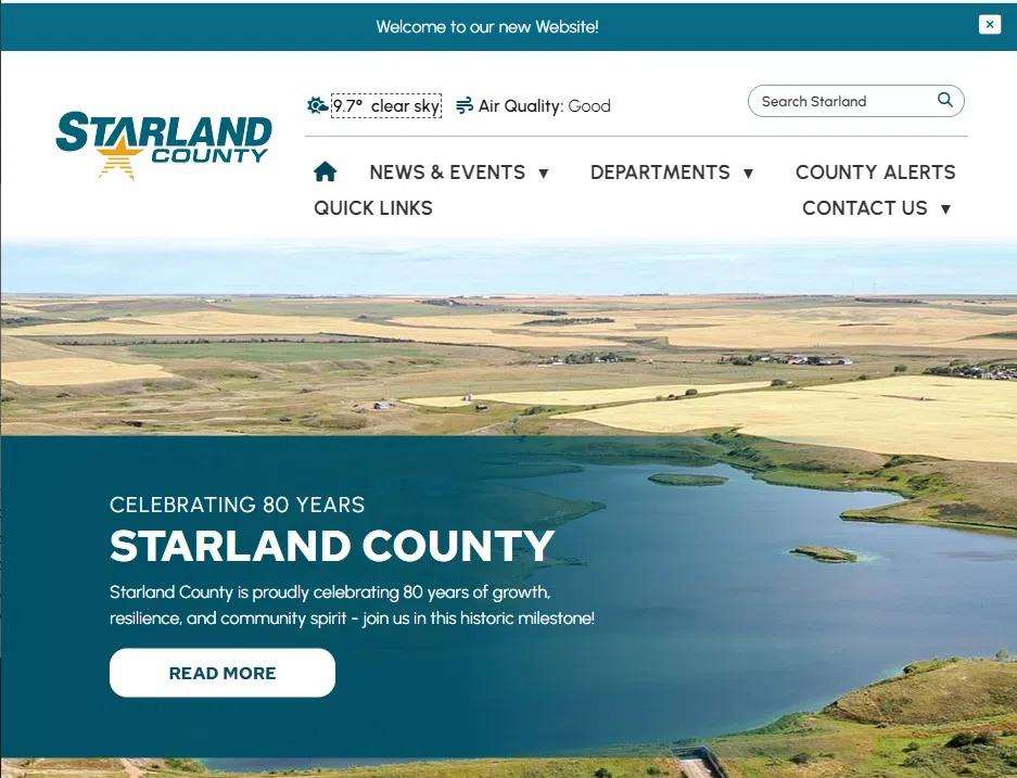 Starland County Unveils New Website