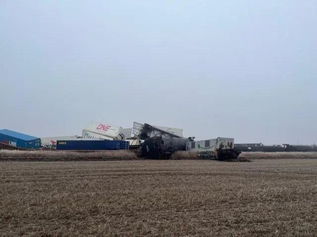 Train Derailment Near Beiseker