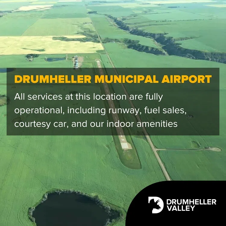 UPDATE (OPEN): Drumheller Airport Reopens