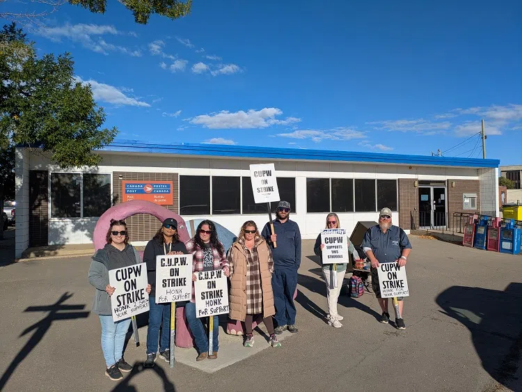 Local Postal Workers On Strike