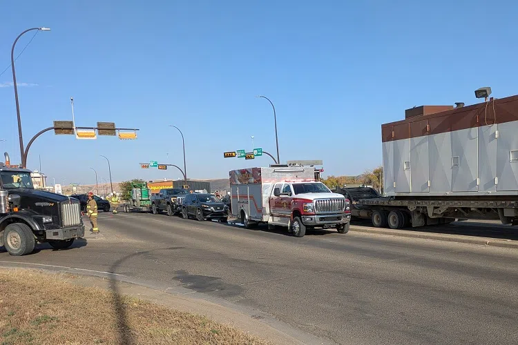 Minor Collision At Highway 9 And 10 Intersection