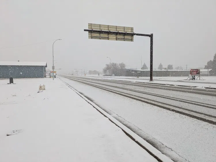 First Real Shot Of Snow For The Valley