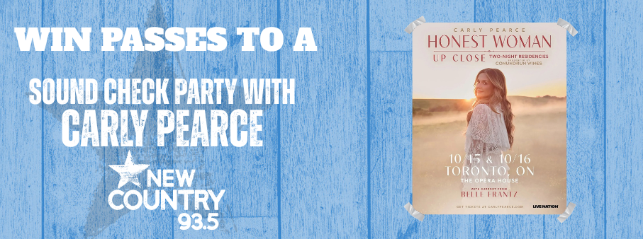 Win Passes To A Soundcheck Party With Carly Pearce