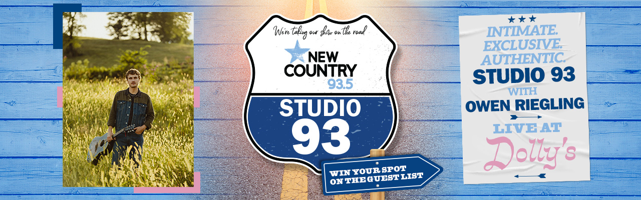 Win Your Way In: New Country Studio 93 with Owen Riegling!