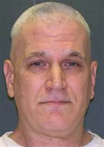 This undated handout photo provided by the Texas Department of Criminal Justice shows John David Battaglia. Enraged over his ex-wife going to police about his repeated harassment and likely arrest, Battaglia used a May 2001 visit with their two young daughters to avenge his anger. As their mother helplessly listened on the phone to one of the girls cries, he fatally shot them both at his Dallas apartment. On Wednesday, March 30, 2016, Battaglia is set for lethal injection for the slayings. (Texas Department of Criminal Justice via AP)