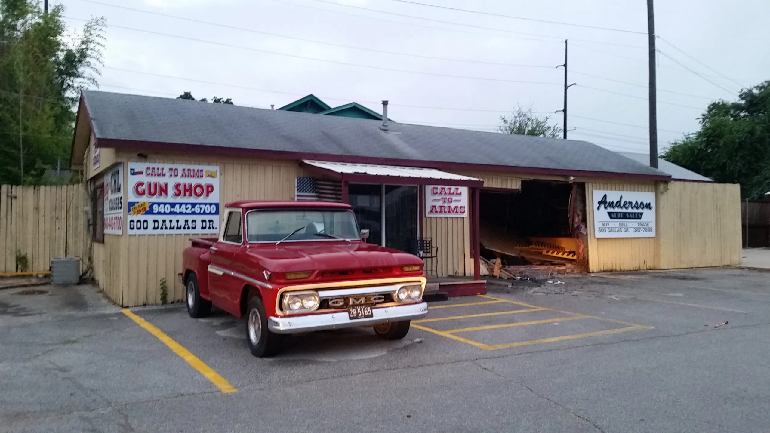 Photograph courtesy of the Denton Police Department.