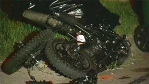 Courtesy of WFAA Motorbike Crash 1  WFAA