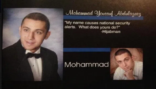 Yearbook Photo of Mohammad Youssuf Abdulazeez