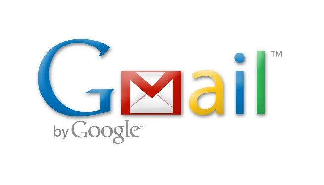 Logo for Gmail, Google's email service that launched on April 1, 2004.