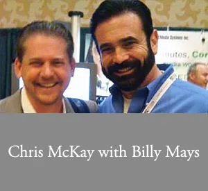 Chris McKay with Billy Mays