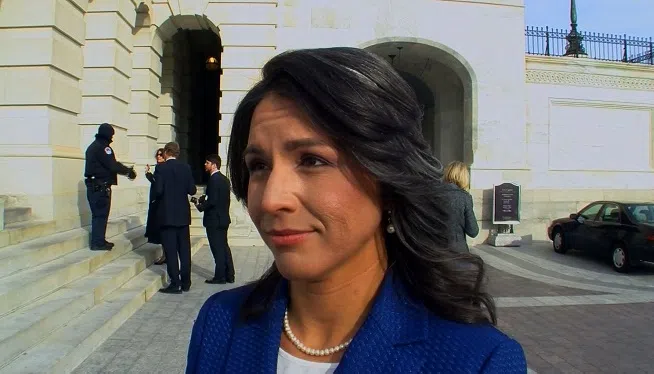 A man has been arrested for making threats against Rep. Tulsi Gabbard of Hawaii, law enforcement officials said