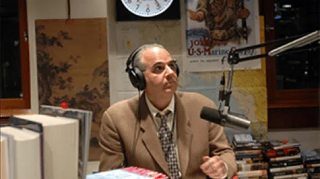 Photo of John Batchelor in the studio
