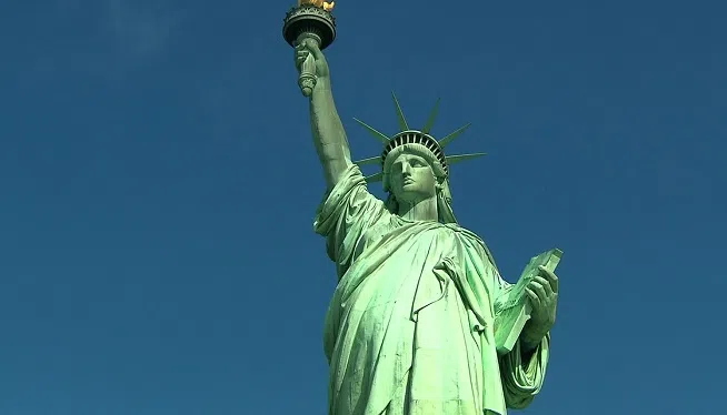 The Statue of Liberty, closed since it was hard hit by Superstorm Sandy in October, received its first visitors just before 9AM on the Fourth of July, 2013. When it was struck last October, one of the world's most iconic sites had only been open a few days following a year of renovations.
