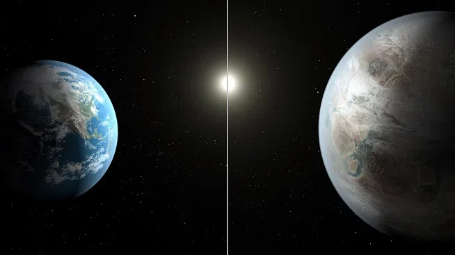 Earth & Kepler-452b