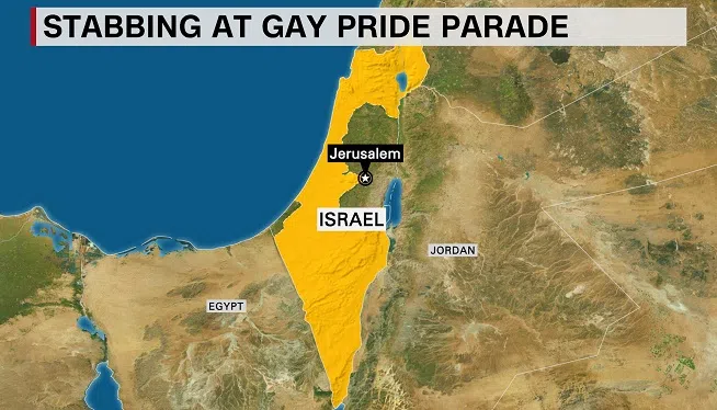 A Ultra-Orthodox Jewish man has been arrested on suspicion of stabbing four people -- critically injuring one -- at a gay pride parade Thursday in Jerusalem, Jerusalem police said.