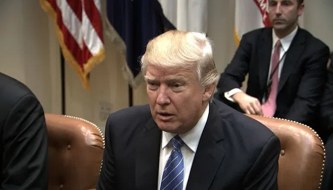 Trump meets with CEOs on January 23,2017. Introduces the plan to cut regulations by 75% and to reduce taxes for middle class and businesses in the US.