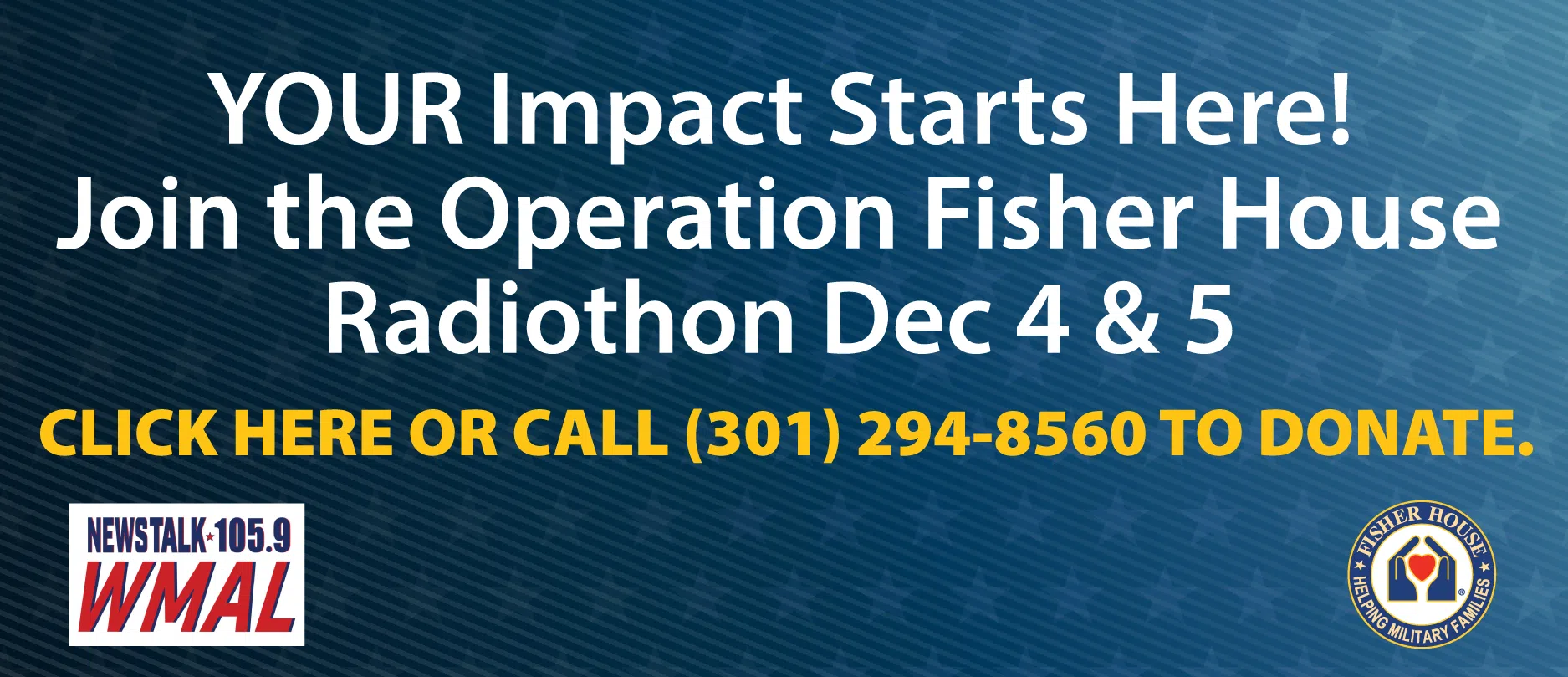 Feature: https://connect.fisherhouse.org/wmal/donate