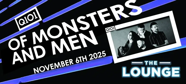 form widget_name="Form...
			
		ENTER TO WIN: Q101 Advance Screening - Predator: Badlands
		Dek has come to the most dangerous planet in the Universe to commence his very first hunt, for an apex predator that can not be killed. On his journey he comes face-to-face with the most ruthless and unpredictable creatures of the planet world.   Enter below to win your way into a special Advance Screening![form widget...
			
		Matt Maeson Meet and Greet in The Lounge
		Thank you to everyone who came out to The Lounge!!
			Contests
![