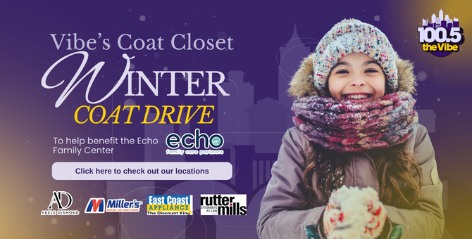 Feature: https://www.1005thevibe.com/vibecoatdrive2026/