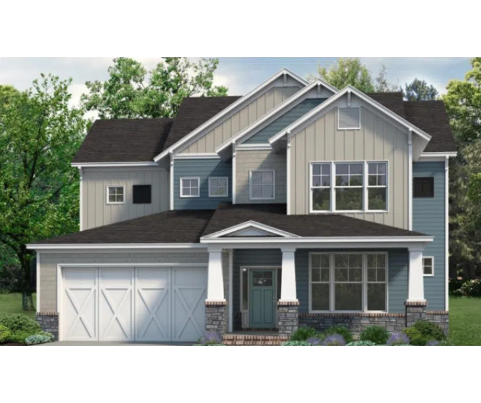 Artistic rendering of the Hampton Roads, VA St. Jude Dream Home Giveaway house