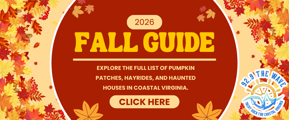 Feature: https://www.929thewave.com/2026/09/14/fall-2025-get-a-list-of-pumpkin-patches-hayrides-and-haunted-houses-in-hampton-roads/