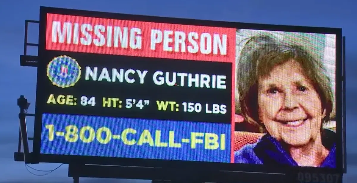 FBI puts up Nancy Guthrie billboards in New Mexico including Albuquerque