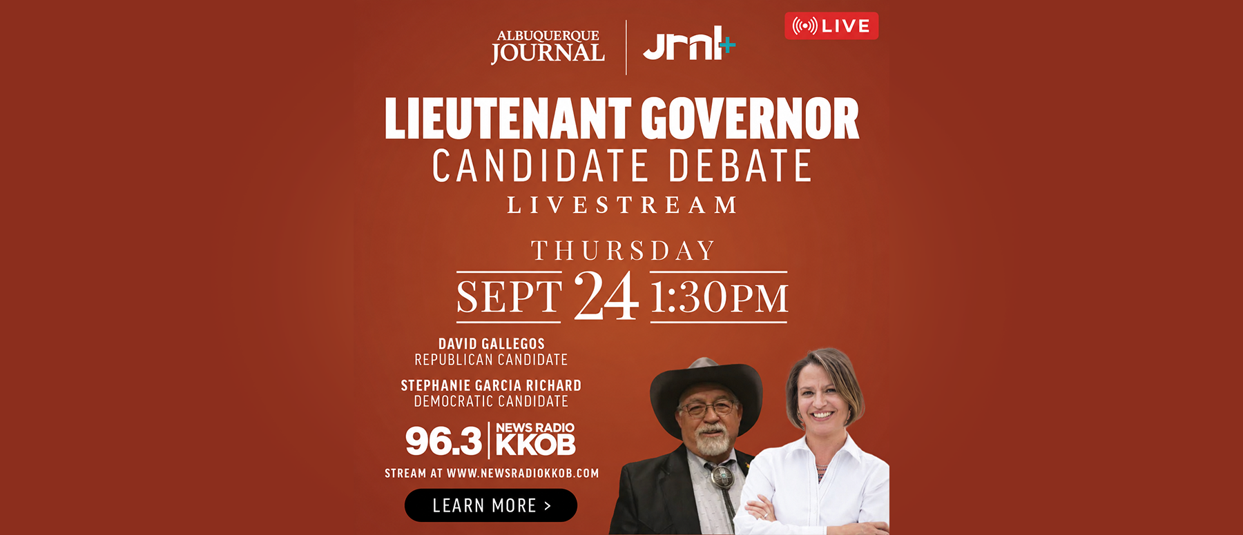 Feature: https://www.newsradiokkob.com/lieutenant-governor-candidate-debate-livestream/
