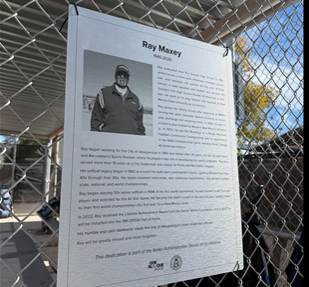 Albuquerque Names Los Altos Park Softball Field for Ray Maxey