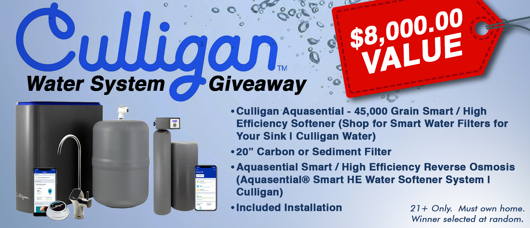 Feature: https://www.magic995abq.com/culligan-water-system-giveaway/