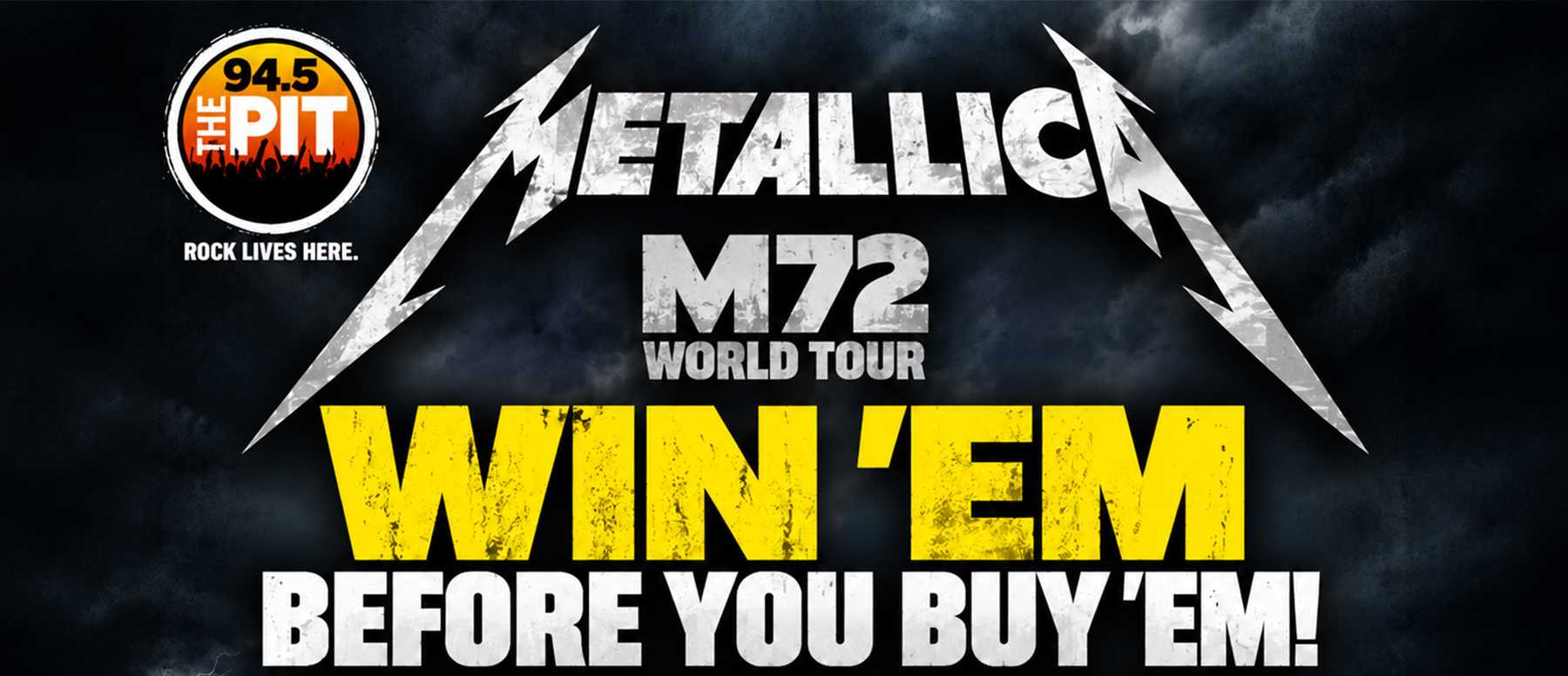 Feature: https://www.945thepit.com/metallica-win-em-before-you-buy-em/