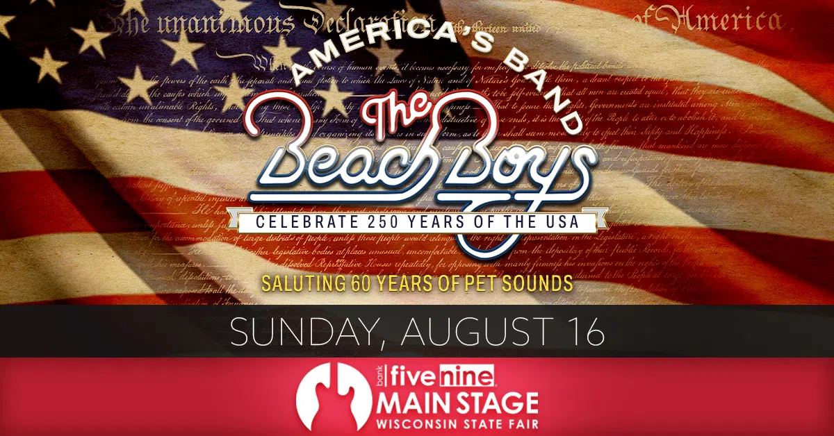 Feature: https://www.1039wvbo.com/2026/02/16/wisconsin-state-fair-the-beach-boys/