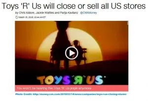 Toys R Us Closing