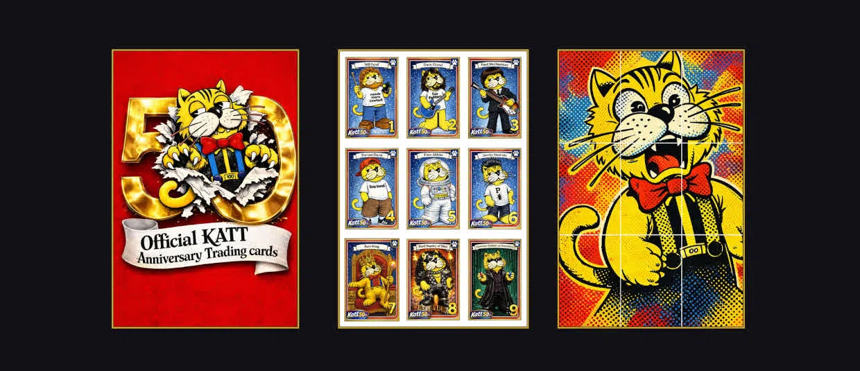 Feature: https://www.katt.com/katt-50th-anniversary-2026-trading-cards/