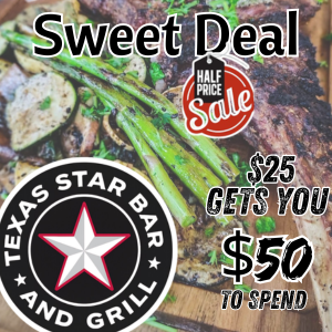 Feature: https://www.sweetdeals.com/beaumont/9085401-brentwood-ent-complextx-star-bar-grill
