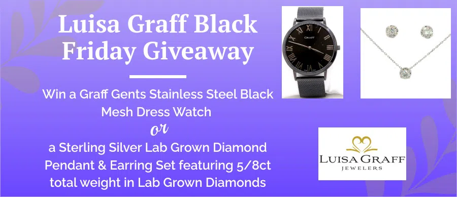 Feature: https://www.kkfm.com/luisa-graff-black-friday-giveaway/