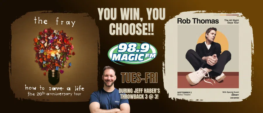 Feature: https://www.989magicfm.com/you-win-you-choose-rob-thomas-or-the-fray/
