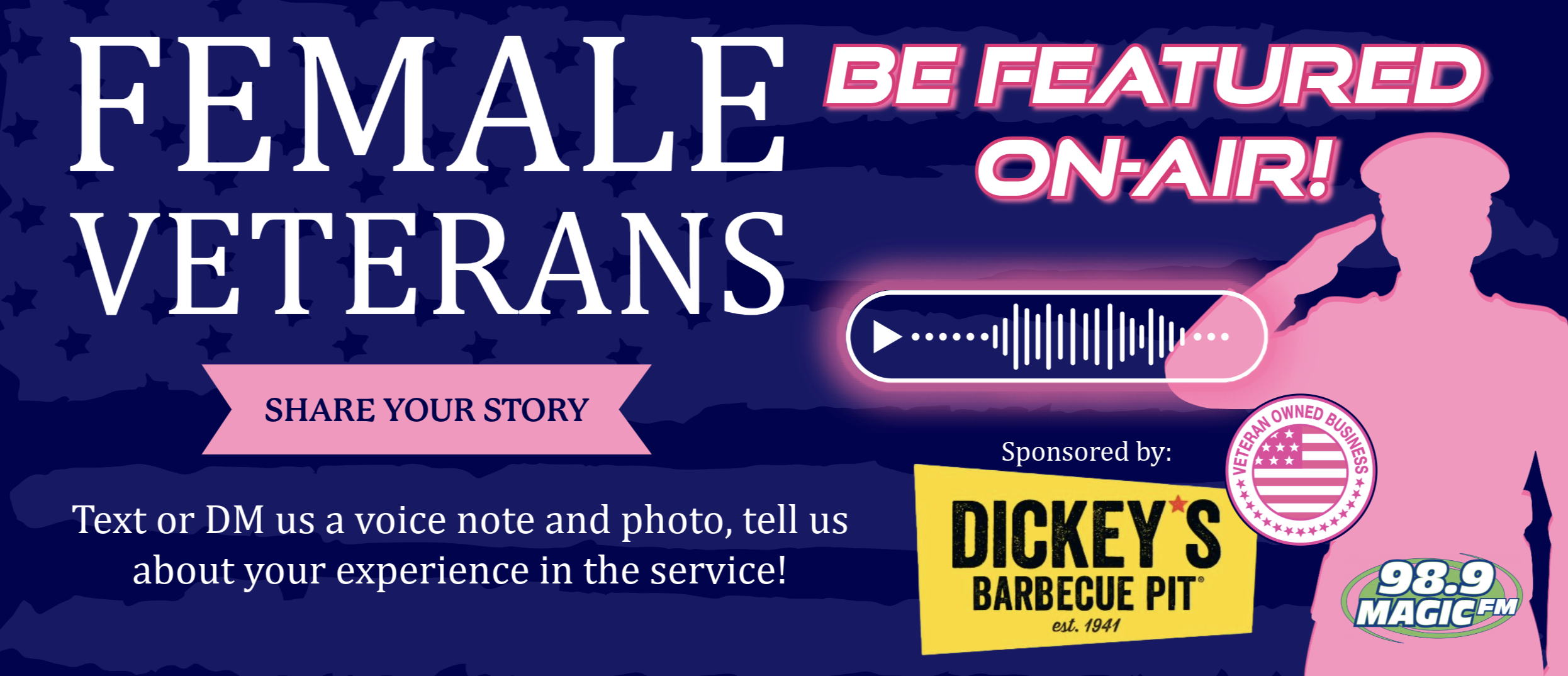 Feature: https://www.989magicfm.com/honoring-colorado-springs-female-veterans/