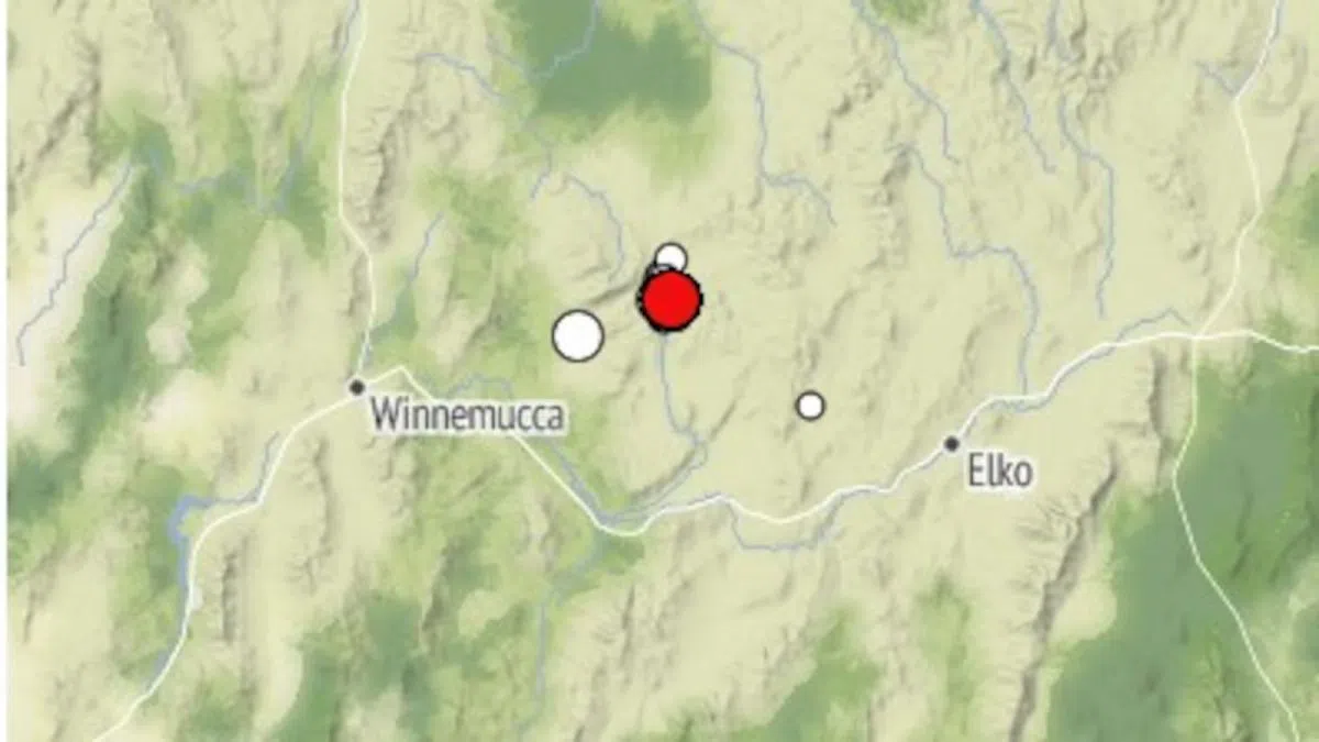 Gempa bumi ke -2 melaporkan di utara Battle Mountain