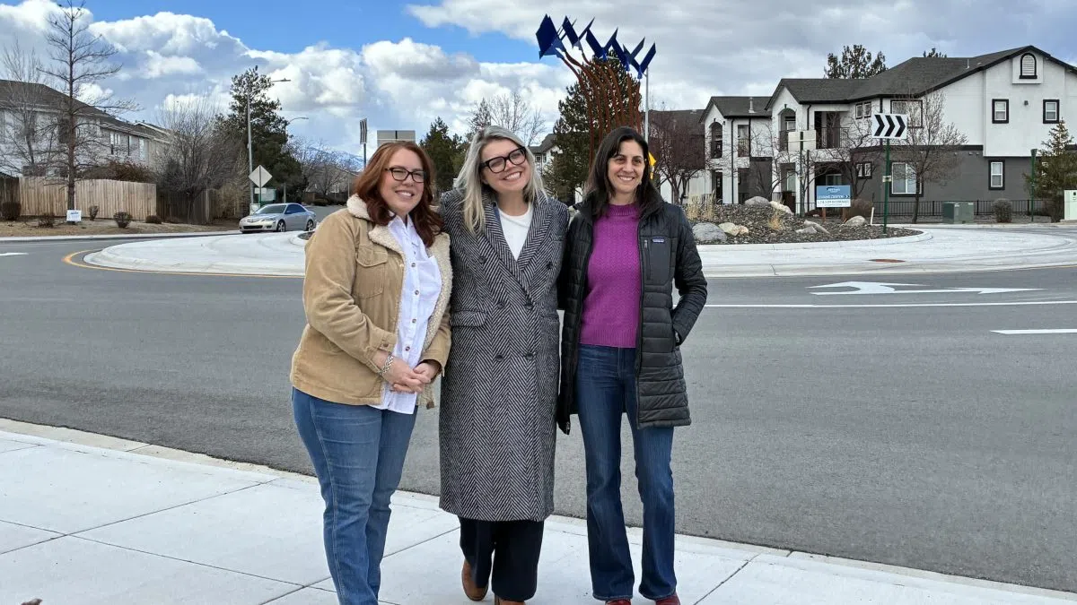 Sculpture Featuring Nevada State Bird Unveiled At Sky Vista Roundabout