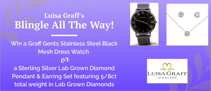 Feature: https://www.929peakfm.com/blingle-all-the-way-with-luisa-graff-jewelers/